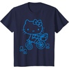 image:imageHello Kitty Retro Bike Ride Tee Shirt TShirtNavy Blue