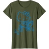 image:imageHello Kitty Retro Bike Ride Tee Shirt TShirtOlive Green