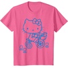 image:imageHello Kitty Retro Bike Ride Tee Shirt TShirtPink Heather