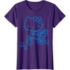 image:imageHello Kitty Retro Bike Ride Tee Shirt TShirtPurple