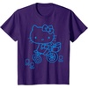 image:imageHello Kitty Retro Bike Ride Tee Shirt TShirtPurple