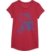 image:imageHello Kitty Retro Bike Ride Tee Shirt TShirtRed Heather
