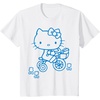 image:imageHello Kitty Retro Bike Ride Tee Shirt TShirtWhite