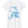 image:imageHello Kitty Retro Bike Ride Tee Shirt TShirtWhite