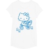 image:imageHello Kitty Retro Bike Ride Tee Shirt TShirtWhite