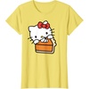 image:imageHello Kitty Slice of Pumpkin Pie TShirtLemon Yellow