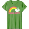 image:imageHello Kitty St Patricks Rainbow Tee Shirt TShirtGrass Green