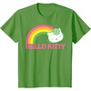 image:imageHello Kitty St Patricks Rainbow Tee Shirt TShirtGrass Green