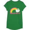 image:imageHello Kitty St Patricks Rainbow Tee Shirt TShirtKelly Green