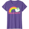 image:imageHello Kitty St Patricks Rainbow Tee Shirt TShirtPurple Heather