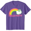 image:imageHello Kitty St Patricks Rainbow Tee Shirt TShirtPurple Heather