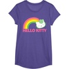 image:imageHello Kitty St Patricks Rainbow Tee Shirt TShirtPurple Heather