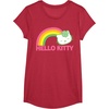image:imageHello Kitty St Patricks Rainbow Tee Shirt TShirtRed Heather