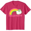 image:imageHello Kitty St Patricks Rainbow Tee Shirt TShirtRed Heather