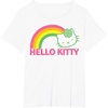 image:imageHello Kitty St Patricks Rainbow Tee Shirt TShirtWhite