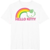 image:imageHello Kitty St Patricks Rainbow Tee Shirt TShirtWhite