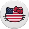 image:imageHello Kitty USA Flag Americana Patriotic PopSockets MagSafe PopGrip for iPhoneStandard
