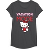 image:imageHello Kitty Vacation Mode TShirtDark Heather Grey