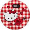 image:imageHello Kitty Valentine Gingham and Hearts PopSockets MagSafe PopGrip for iPhoneStandard