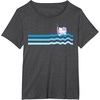 image:imageHello Kitty Wave Ocean Beach Scuba Snorkel TShirtDark Heather Grey
