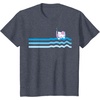 image:imageHello Kitty Wave Ocean Beach Scuba Snorkel TShirtHeather Blue