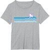 image:imageHello Kitty Wave Ocean Beach Scuba Snorkel TShirtHeather Grey