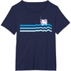 image:imageHello Kitty Wave Ocean Beach Scuba Snorkel TShirtNavy Blue