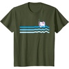 image:imageHello Kitty Wave Ocean Beach Scuba Snorkel TShirtOlive Green
