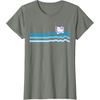 image:imageHello Kitty Wave Ocean Beach Scuba Snorkel TShirtOlive Heather
