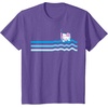 image:imageHello Kitty Wave Ocean Beach Scuba Snorkel TShirtPurple Heather