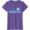 image:imageHello Kitty Wave Ocean Beach Scuba Snorkel TShirtPurple Heather