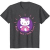 image:imageHello Kitty Yoga Peace Love Lotus Meditation TShirtDark Heather Grey