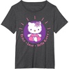 image:imageHello Kitty Yoga Peace Love Lotus Meditation TShirtDark Heather Grey