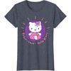 image:imageHello Kitty Yoga Peace Love Lotus Meditation TShirtHeather Blue