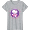 image:imageHello Kitty Yoga Peace Love Lotus Meditation TShirtHeather Grey