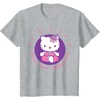 image:imageHello Kitty Yoga Peace Love Lotus Meditation TShirtHeather Grey