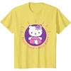 image:imageHello Kitty Yoga Peace Love Lotus Meditation TShirtLemon Yellow