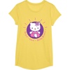 image:imageHello Kitty Yoga Peace Love Lotus Meditation TShirtLemon Yellow