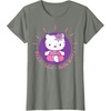 image:imageHello Kitty Yoga Peace Love Lotus Meditation TShirtOlive Heather