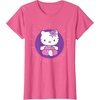 image:imageHello Kitty Yoga Peace Love Lotus Meditation TShirtPink Heather