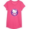 image:imageHello Kitty Yoga Peace Love Lotus Meditation TShirtPink Heather