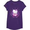 image:imageHello Kitty Yoga Peace Love Lotus Meditation TShirtPurple