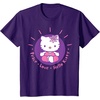 image:imageHello Kitty Yoga Peace Love Lotus Meditation TShirtPurple