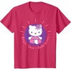 image:imageHello Kitty Yoga Peace Love Lotus Meditation TShirtRed Heather
