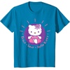 image:imageHello Kitty Yoga Peace Love Lotus Meditation TShirtSapphire Blue