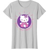 image:imageHello Kitty Yoga Peace Love Lotus Meditation TShirtSilver Grey