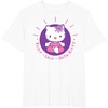 image:imageHello Kitty Yoga Peace Love Lotus Meditation TShirtWhite