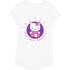 image:imageHello Kitty Yoga Peace Love Lotus Meditation TShirtWhite