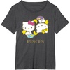 image:imageHello Kitty Zodiac Pisces TShirtDark Heather Grey