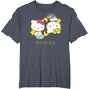 image:imageHello Kitty Zodiac Pisces TShirtHeather Blue